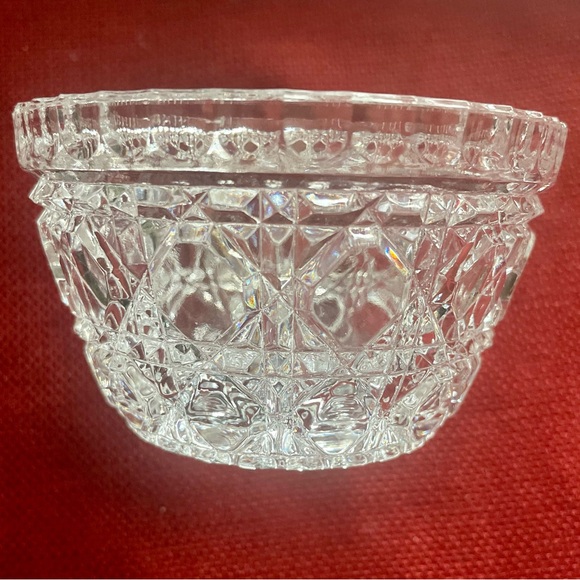 4pc Vintage Glass Creamer Tray & Sugar Jar w/ Lid Set  Home Accessory Tableware - Picture 2 of 6